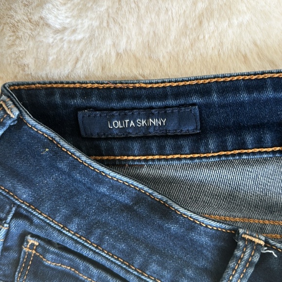 Lucky Jeans Size 4 R or 27 Lolita Skinny Dark - Picture 3 of 6